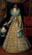 Frans Pourbus The Infanta Isabella Clara Eugenia Archduchess of Austria France oil painting artist